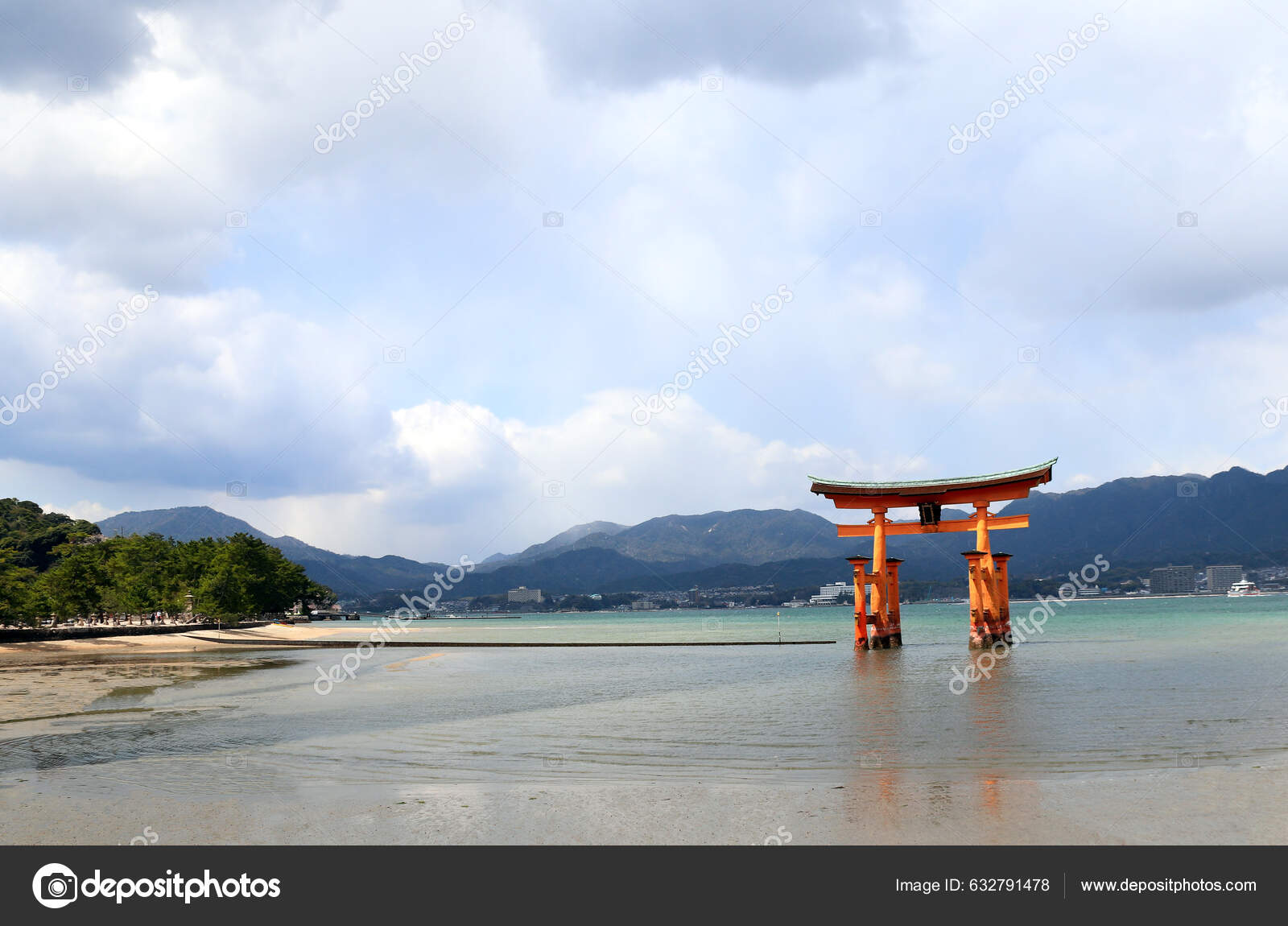 Floating Torii Gate Torii Itsukushima Shrine Sacred Miyajima Island