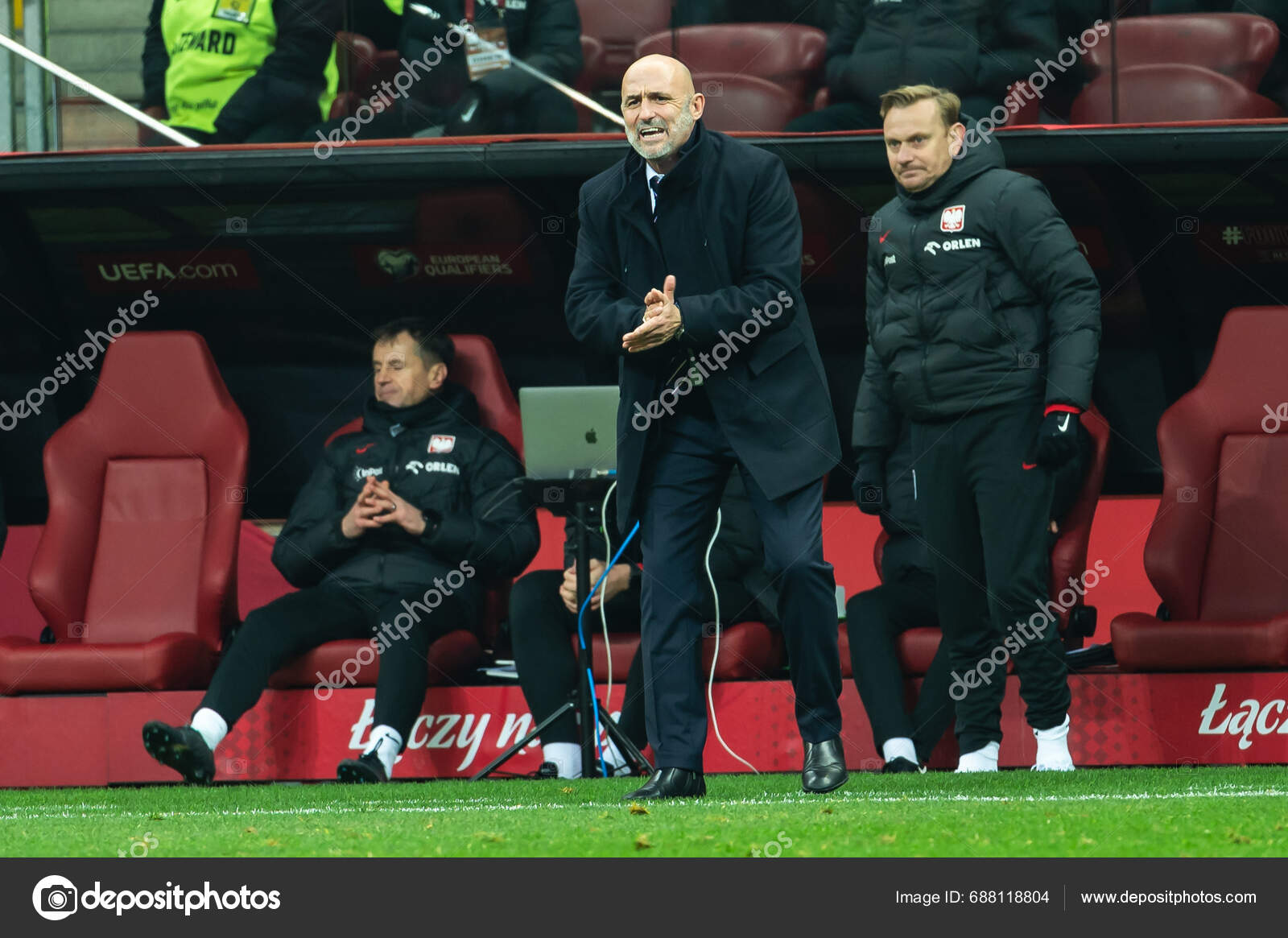 Warsaw Poland November Qualifications Uefa Euro Match Poland