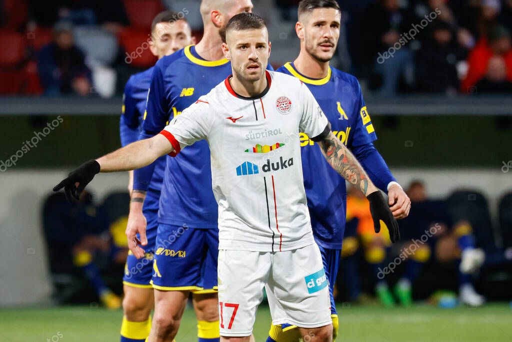 Daniele Casiraghi Modena durante el partido de fútbol italiano Serie