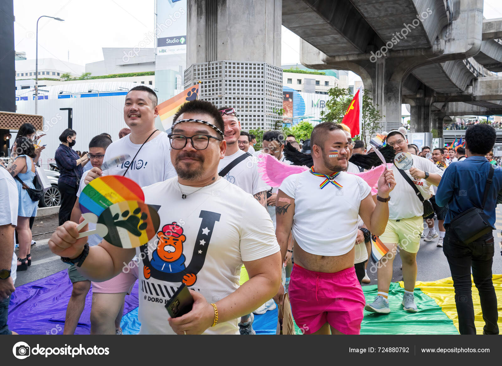 Bangkok Tailândia Jun 2024 Bangkok Pride Festival 2024 Curta Ação