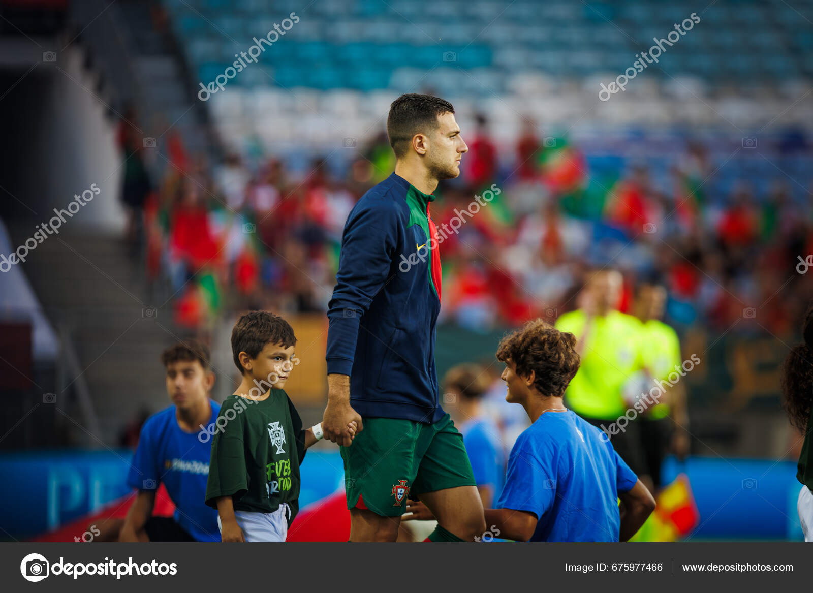 Diogo Dalot Uefa Euro 2024 Qualifying Game National Teams Portugal