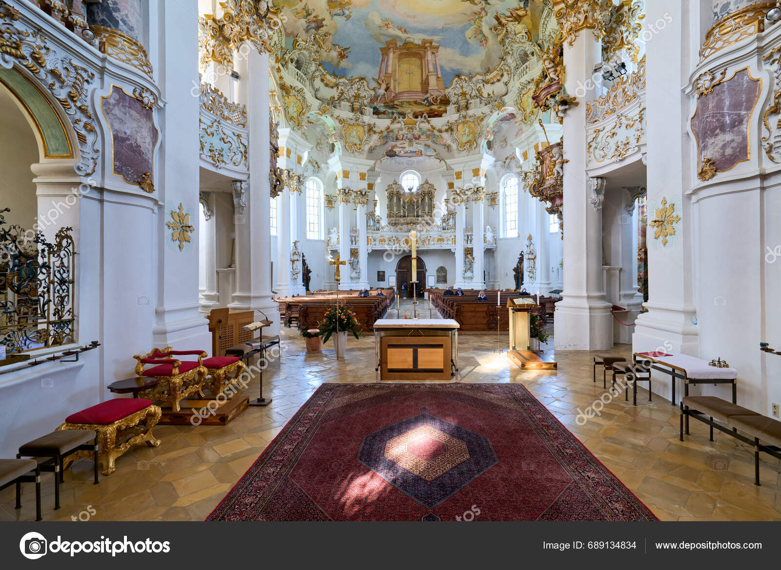 Germany Bavaria Romantic Road Pilgrimage Church Wies Wieskirche Date