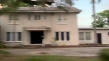 Florida, ABD 'deki araba penceresinden yolcu görüntüsü