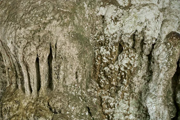 Uma Velha Caverna Pedra Natureza Pedra Parede Textura — Fotografia de Stock