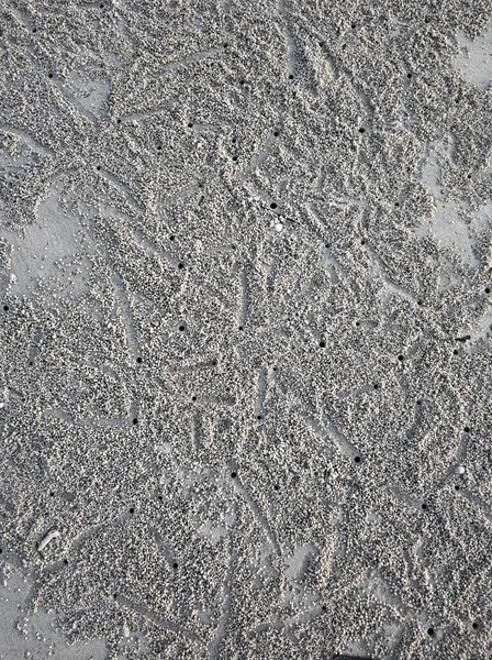 Wavy Surface Sandy Ocean Floor Shore Low Tide — Stock Photo, Image