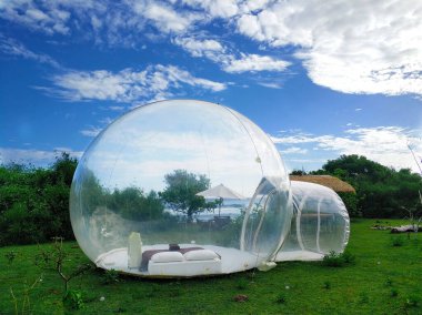 Bali adasındaki baloncuklu otel..