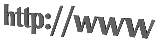 Internetadress Http Www Webbläsarens Sökfält — Stockfoto