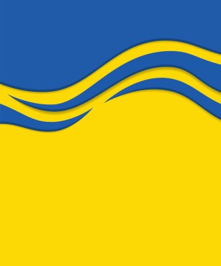 Ülke bayrağı Ukrayna 'nın soyut geçmişi. Vektör illüstrasyonu