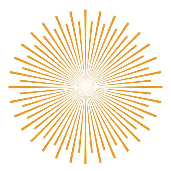 Абстрактний Фон Сонячним Промінням Літня Векторна Ілюстрація Дизайну — стоковий вектор
