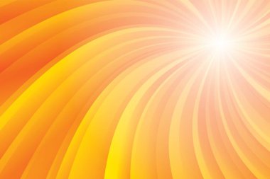Güneş ışını arkaplanı, retro ve vintage tarzına sahip güneş patlaması vektör çizimi