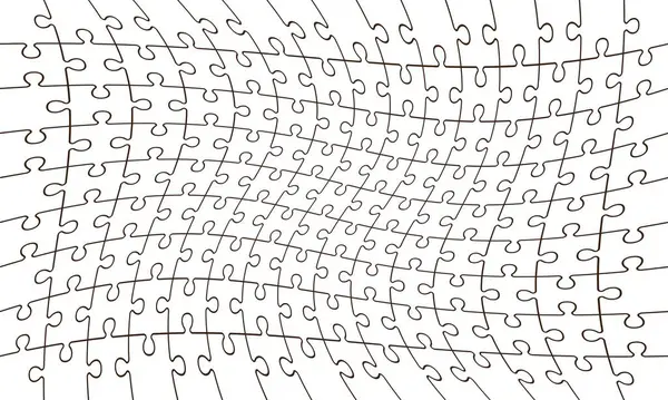 Puzzle Pièces Vectoriel Illustration Fond Modèle Abstrait Pour Conception Équipe — Image vectorielle