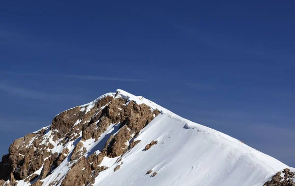 Gipfel Der Berge Mit Schneegesims Sonnentag Türkei Zentrales Taurusgebirge Aladaglar — Stockfoto