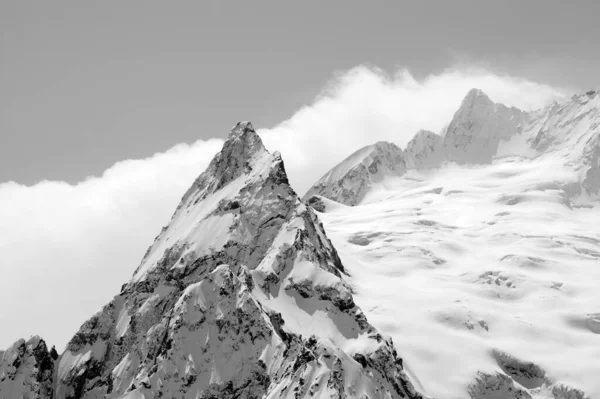 Kafkas Dağları. dombay. zirve ine. yakın çekim.