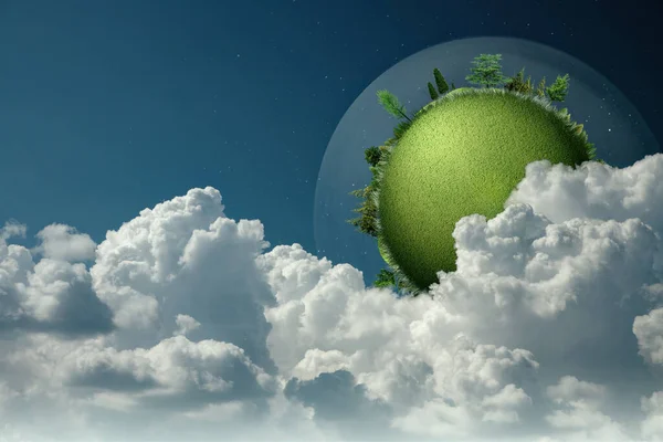 Jorden Vårt Hem Abstrakt Eko Och Miljöbakgrund — Stockfoto