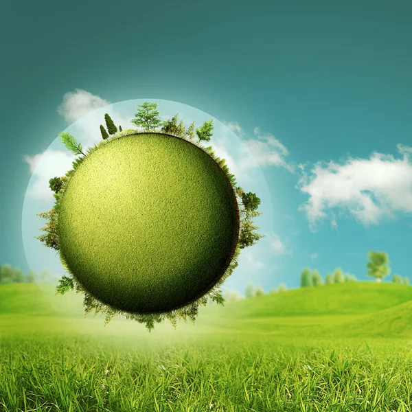 Earth Our Home Abstract Eco Environmental Backgrounds — Stock Photo, Image