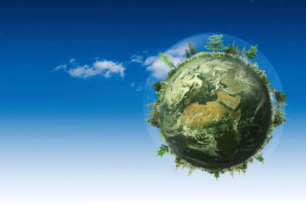 地球は私たちの故郷です エコと環境の背景 — ストック写真
