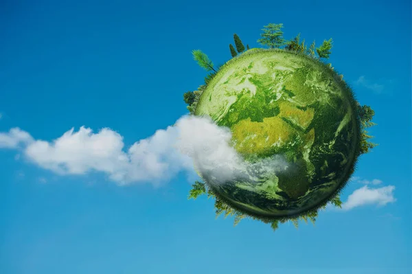 Ziemia Jest Naszym Domem Streszczenie Dotyczące Środowiska Naturalnego Środowiska — Zdjęcie stockowe