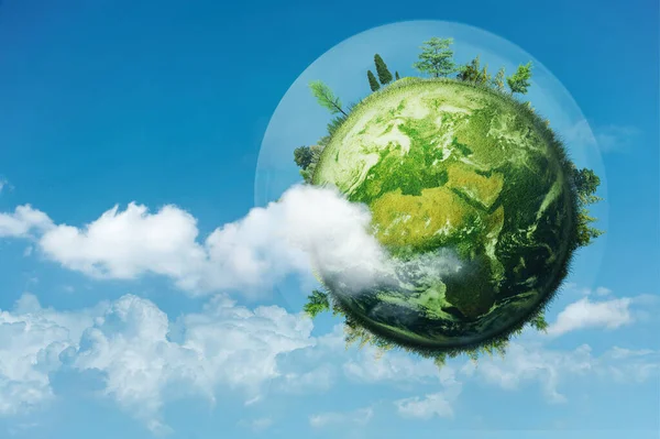 Die Erde Ist Unser Zuhause Abstrakte Ökologische Und Ökologische Hintergründe — Stockfoto