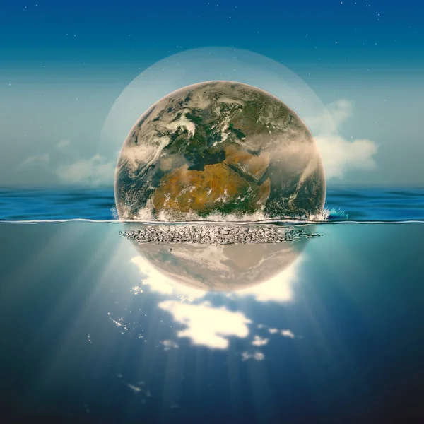 地球は私たちの故郷です エコと環境の背景 — ストック写真
