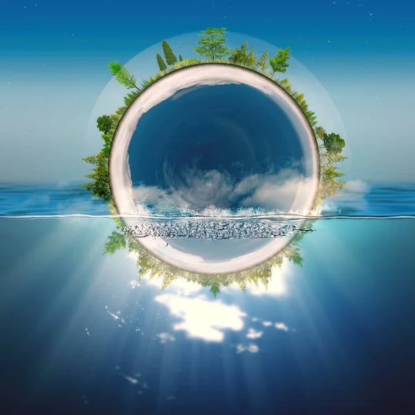 Aarde Ons Thuis Abstract Eco Milieu Achtergronden — Stockfoto