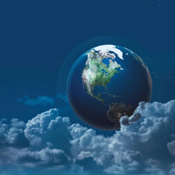 Jorden Vårt Hem Abstrakt Eko Och Miljöbakgrund — Stockfoto