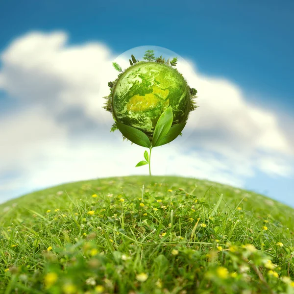 Die Erde Ist Unser Zuhause Abstrakte Ökologische Und Ökologische Hintergründe — Stockfoto