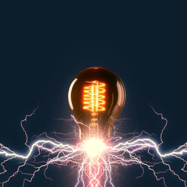 Efekt Elektrické Osvětlení Abstraktní Techno Pozadí Pro Váš Design Stock Snímky