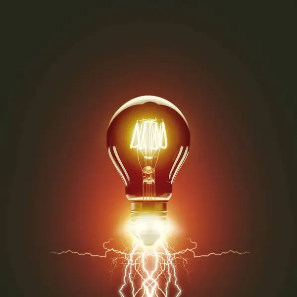 Efekt Elektrické Osvětlení Abstraktní Techno Pozadí Pro Váš Design Stock Obrázky