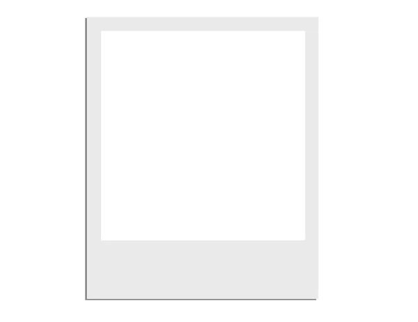 Tarjeta Polaroid Archivo Vectorial Blanco — Vector de stock