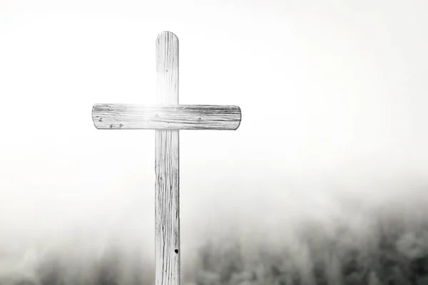 Easter Cross Nature Background — Stock Photo, Image