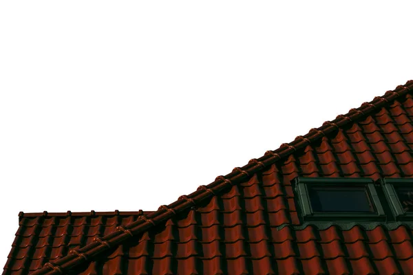 红房子的屋顶 — 图库照片