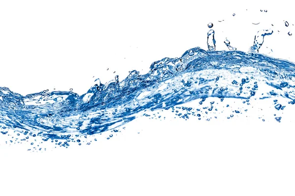 Blue Water Air Bubbles Pool White Background — Φωτογραφία Αρχείου