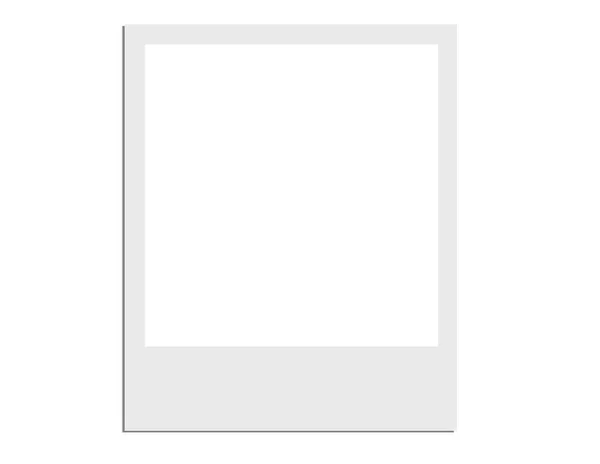 Carta Polaroid File Vettoriale Vuoto — Vettoriale Stock