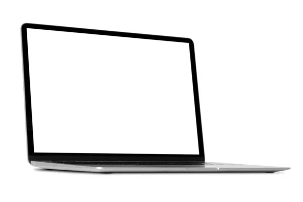 Modern Laptop Computer Isolated Png Background — Stock Photo, Image