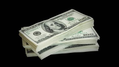 para büyük kazık. dolar usa
