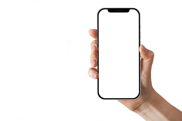 โฆษณา Iphone โทรศ บนพ นหล ขาว — ภาพถ่ายสต็อก