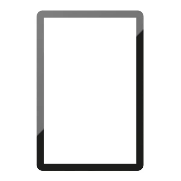 Beyaz Arkaplanda Bir Tablet — Stok fotoğraf