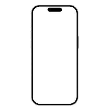 Beyaz arka planda telefon reklamı