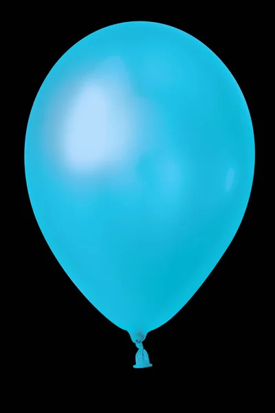 Siyah Arka Planda Şişme Balon — Stok fotoğraf