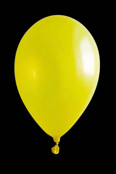 Φουσκωτό Μπαλόνι Στο Μαύρο Φόντο — Φωτογραφία Αρχείου