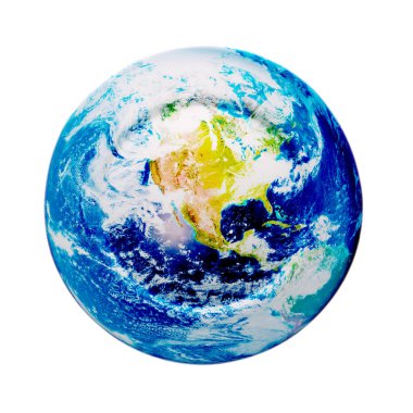 Dünya şeklinde bir levha.