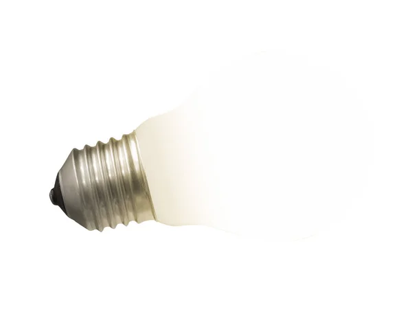 Beleuchtung Lampe Schwarze Isolation Auf Dem Weißen Hintergrund — Stockfoto
