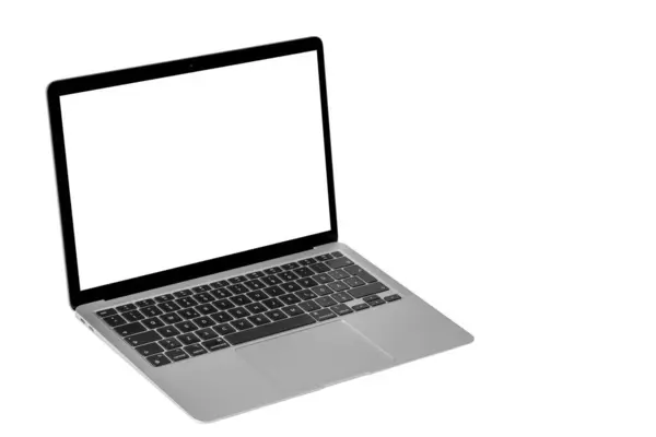 Computador Portátil Moderno Com Sombra Dura — Fotografia de Stock