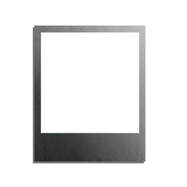 png arkaplanında boş bir polaroid kart