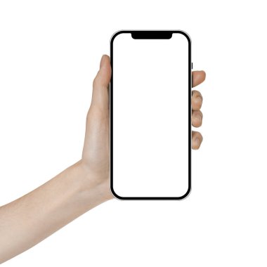 PNG biçiminde saydam arkaplan üzerinde bir elde telefon