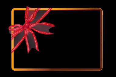 Siyah arka planda Noel fotoğrafı. Yüksek kalite fotoğraf