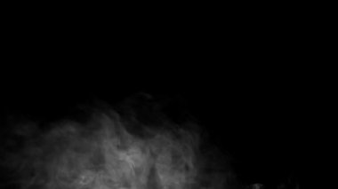 Siyah arka planda kırmızı yangın. Yüksek kalite 4k görüntü