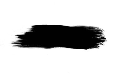 saydam arkaplanda renkli boya ile boyalı fırça darbesi