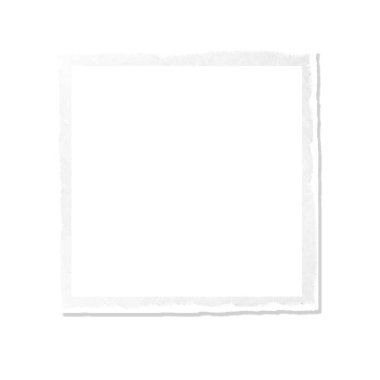 Png arkaplanındaki polaroid kart gibi kağıttan yapılmış fotoğraf kartı