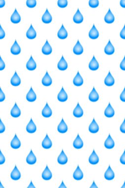 Mavi sıvı damlalarının kusursuz deseni